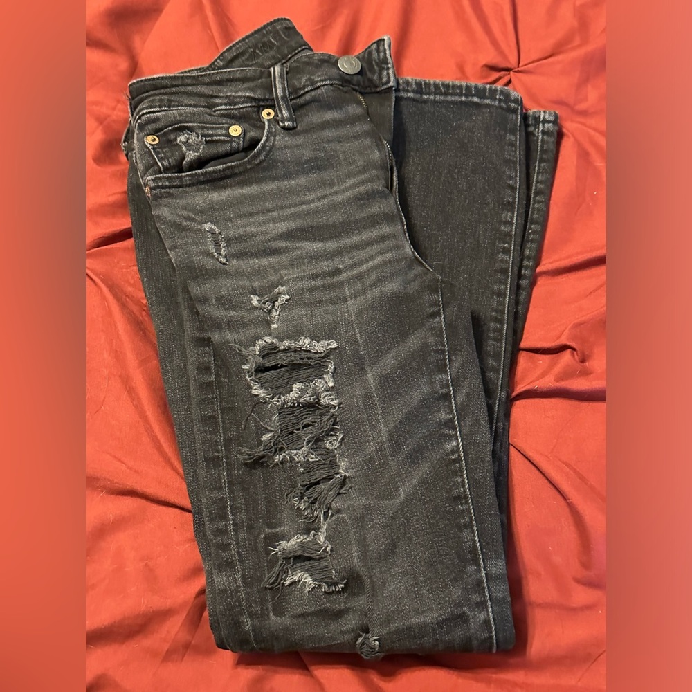 American Eagle black jeans! Size 29 X 30